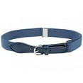 thumbnail image 1 of Kids Elastic Adjustable Belt with Leather Closure - Denim Blue, 1 of 4