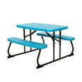 thumbnail image 4 of LIFETIME Children's Outdoor Picnic Table in Glacier Blue, 4 of 7