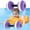 Purple[1Pack], variant on Djiypn Exercise Dumbell 1Pack - Water Aerobic Exercise Hand Bars, Pool Floating Dumbell Fitness Equipment for Weight Loss