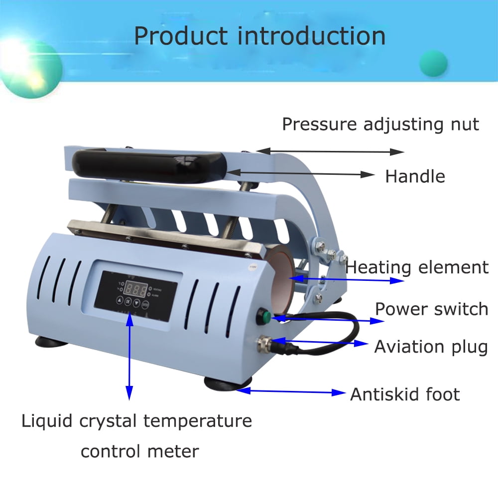 2in1 Mug Heat Press Sublimation Transfer Machine Portable 11oz-30oz