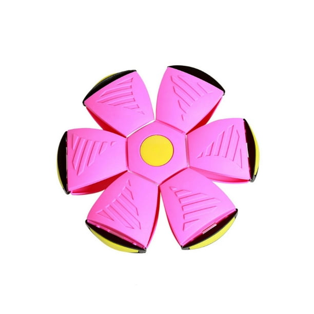 Pelota OVNI, pelota elástica para pisar, juguete de descompresión, frisbee, deformación de pies, juguetes interactivos para padres e hijos que emiten luz