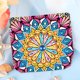 thumbnail image 3 of Cartera Pulsera Hecha A Mano Con Diamantes 5D PU ​​flor Retro Forma Especial Parcial, 3 of 9