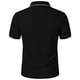 thumbnail image 3 of pstuiky camisetas camisas para hombre, Camisa de manga corta con cuello vuelto, versátil, de color liso y estilo informal para hombre camisas casuales para hombre xl, 3 of 5
