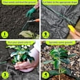 thumbnail image 5 of Weed Barrier Landscape Fabric Heavy Duty 3x300 FT，Garden Fabric Weed Barrier，Black Mulch for Landscaping, Weed Blocker Fabric Garden Bed Cover Garden Supplies (WBF-3ft x 300ft), 5 of 6