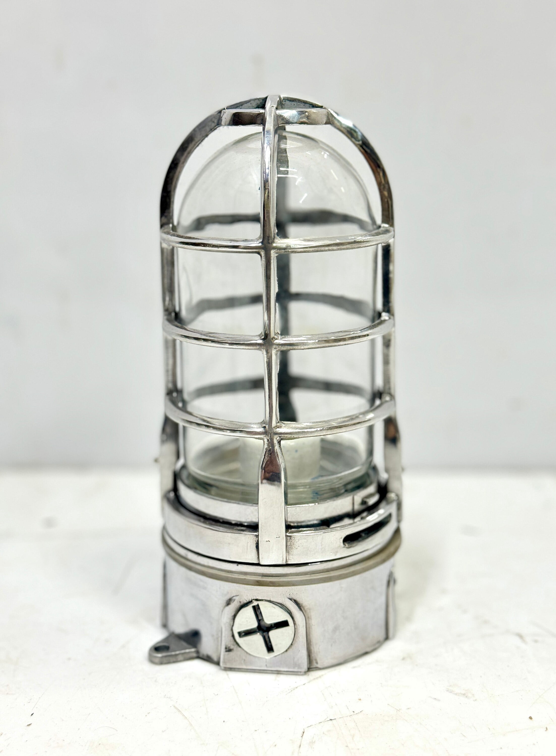 Modern Design Vintage Ship Aluminum Metal Polish Marine Bulkhead Ceiling Light Fixture