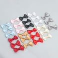 thumbnail image 2 of 100 Pcs Christmas Mini Bow Tiny Twist Tie Bow Handmade Craft Ribbon Bow Hair Small Bow Holiday Bow Craft Supply for DIY Sewing Party Decor, 2 of 6