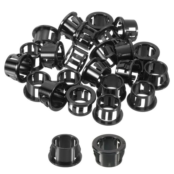Cable Snap Bushing Grommets, 26Pack 14mm/0.55" Mount Dia Snap Bushing Grommet