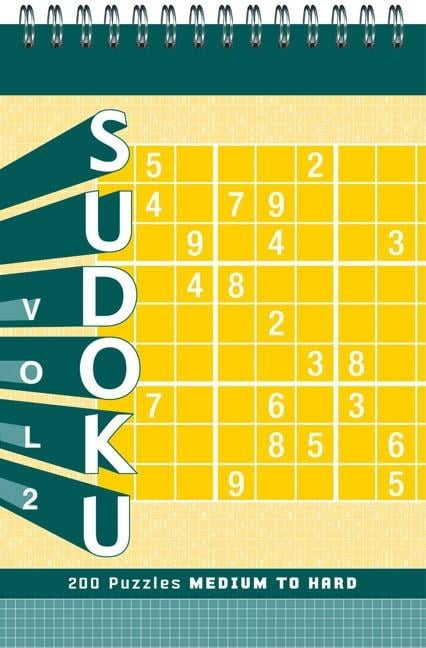 sudoku 2 medium to hard hardcover walmartcom walmartcom