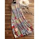 thumbnail image 2 of Plus Size Floral Print Tank Dress for Women - Casual Sleeveless Crew Neck, Polyester, Machine Washable, Non-Sheer, Knit Fabric,, 2 of 5