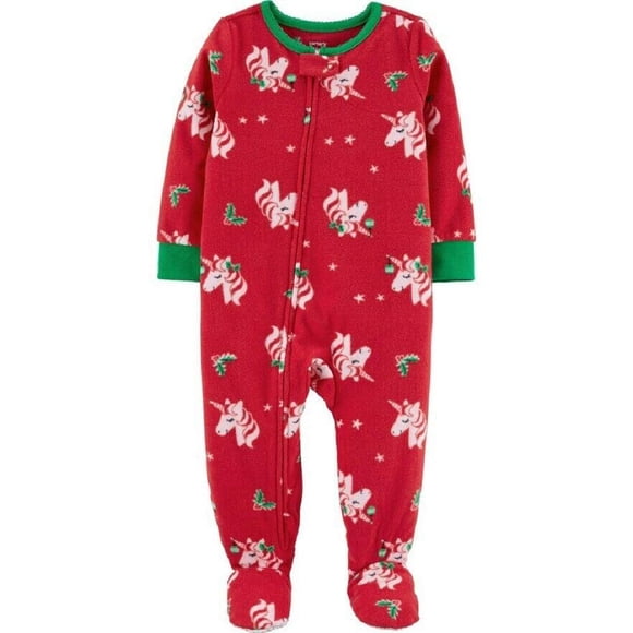 Pijama navideño de unicornio para niña pequeña de Carter's, 12 meses