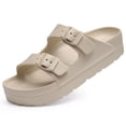 thumbnail image 1 of Sandalias plataforma para mujer Goosecret con soporte de arco y hebilla, talla 38, 1 of 7