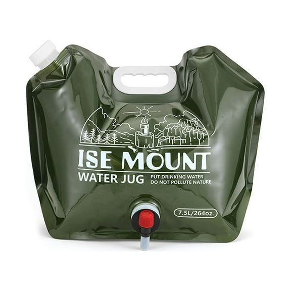 BLUESON 7.5L Collapsible Water Container Bag Storage Jug with Tap Foldable Water Bottle