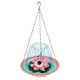 thumbnail image 1 of Solar-Powered Lotus Hanging Bird Bath: Attract Birds to Your Garden!, 1 of 8