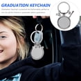 thumbnail image 4 of KAKOWELY Llavero de metal en blanco con temática de graduación 2023 (DIY), 4 of 5