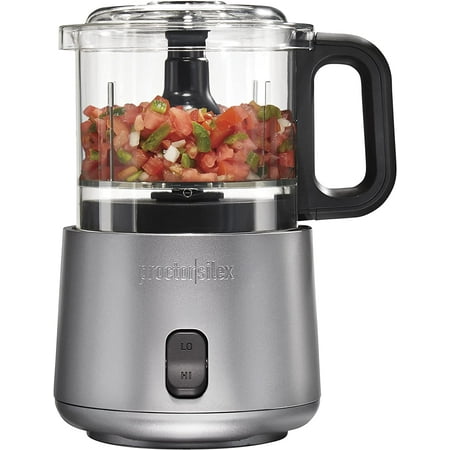

Durable Electric Vegetable Chopper & Mini Food Processor for Chopping Puree & Emulsify 1.5 Cup Black