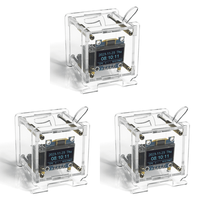 ESP8266 Kit Electrónico Pantalla OLED Mini Reloj + Proyecto Soldadura DIY