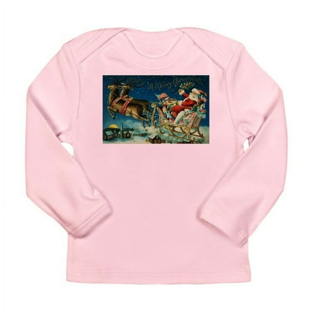 

CafePress - Vintage Santa Sleigh Long Sleeve T Shirt - Long Sleeve Infant T-Shirt