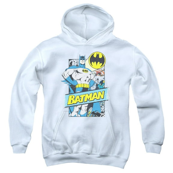 Batman - Out Of The Pages - Youth Hooded Sweatshirt - Small