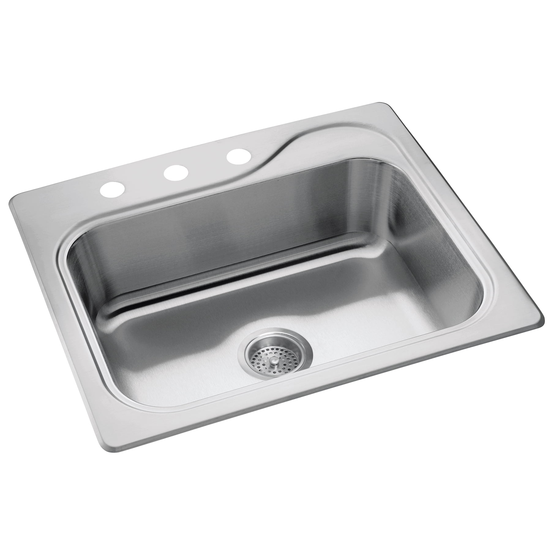 Sterling By Kohler Southhaven 1140x 3 Single Basin Drop In Kitchen Sink