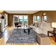 thumbnail image 3 of Concord Global 29557 7 ft. 10 in. x 10 ft. 6 in. Thema Jacobean - Teal, Gray, 3 of 4