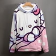 thumbnail image 3 of HELLO KITTY Hoodie with Pocket Anime for Men Women Couple Gift, 3 of 7