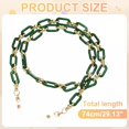 thumbnail image 2 of Acrylic Glasses Chain, Eyeglass Chain Holder Strap Chains, 2 of 5