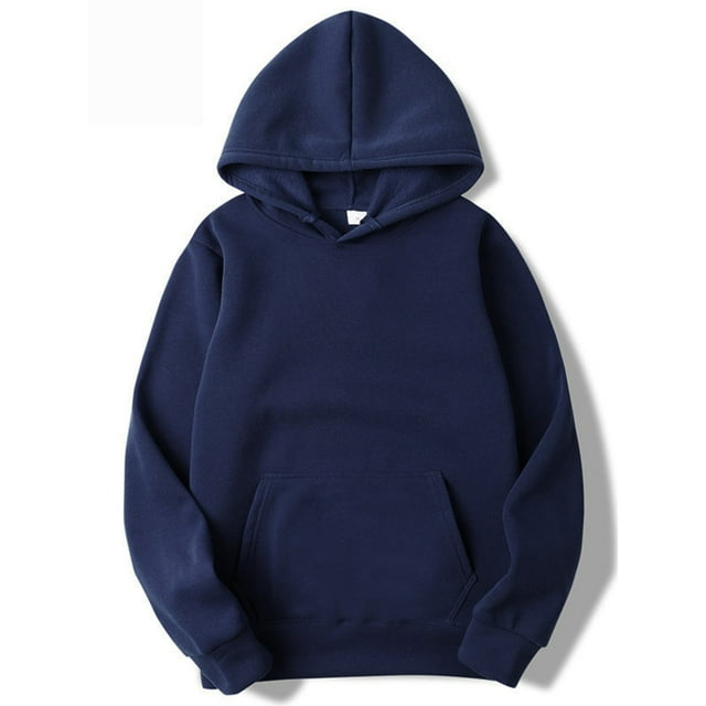 Daeful Chandails à Capuche pour Femmes avec Cordon de Serrage Poches Automne Doux Vert Marine P