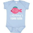 thumbnail image 3 of Inktastic Mommys Fishing Buddy Girls Girls Baby Bodysuit, 3 of 5