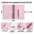 thumbnail image 3 of Carpeta Planificadora A6 Labg de cuero sintético con 6 anillas, 3 of 5