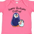 thumbnail image 4 of Inktastic Happy Birthday, Nana Cute Penguins Boys or Girls Baby Bodysuit, 4 of 5