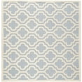 thumbnail image 2 of SAFAVIEH Cambridge Kirsten Geometric Wool Area Rug, Light Blue/Ivory, 6' x 6' Square, 2 of 7