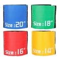 thumbnail image 1 of OUNONA 4Pcs Set Drum Mute Drum Dampeners Assorted Color Polyester for Hearing Protection Family, 1 of 8