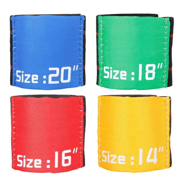 OUNONA 4Pcs Set Drum Mute Drum Dampeners Assorted Color Polyester for Hearing Protection Family