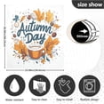 thumbnail image 5 of Yayeee Magnetic Dishwasher Cover for The Front Decoration Home Kitchen Machine Sticker Protector, Autumn Day with Cocoa Pattern, 5 of 6