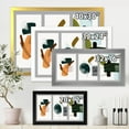 thumbnail image 4 of Designart 'Compostion Minimalistic of Organic Shapes IV' Modern Framed Art Print, 4 of 4