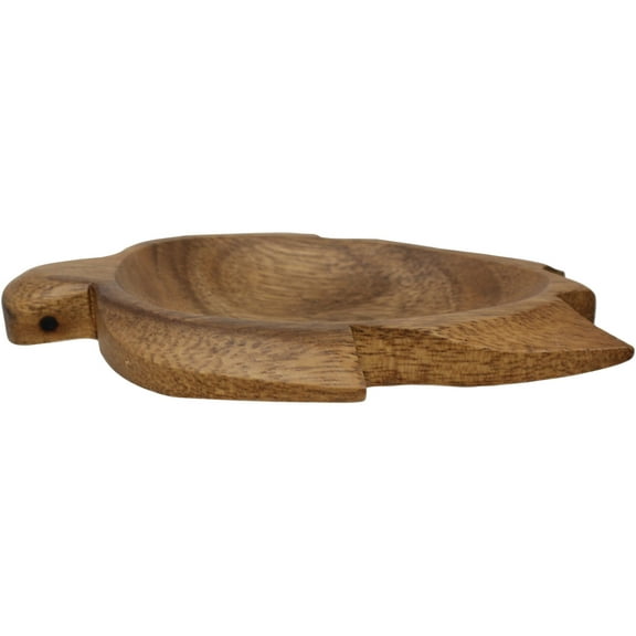 Acacia Wood Honu Turtle Dish 7"