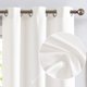 thumbnail image 1 of Cortinas Jinchan de lino blanco texturizado, 160 x 160 cm, 2 paneles, 1 of 6