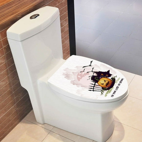 RKSTN Halloween Decorations Halloween Toilet Paste New Personalized Decorative Wall Stickers Halloween Decor