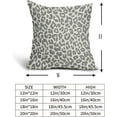 thumbnail image 5 of Navy Blue Leopard Print Pillow Covers 18x18 Set of 2 Cheetah Animal Pattern Chinoiserie Decorative Throw Pillows Outdoor Pillowcase Farmhouse Linen Cushion Case Decor for Sofa Couch Bed, 5 of 6