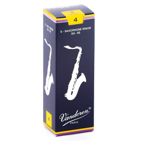 Vandoren Tenor Sax Traditional Reeds Strength #4; Box of 5