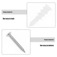 thumbnail image 3 of GAXIRE 1Set Wall Screw Set with Anchors for Drywall Fixation Featuring High Hardness and Durability, 3 of 8