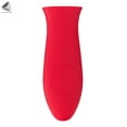 thumbnail image 2 of PULLIMORE Silicone Hot Handle Holder, Rubber Pot Handle Sleeve Heat Resistant Cast Iron Skillet Handle Holder, Metal cookware Handles (Red), 2 of 9