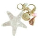 thumbnail image 3 of Llavero de concha, estrella de mar, borla de perla y concha, llavero colgante, 3 of 8