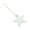 White, variant on YIEMEEN Chic Star Shaped Pendant for Keys and Bags Versatile Female Accessory