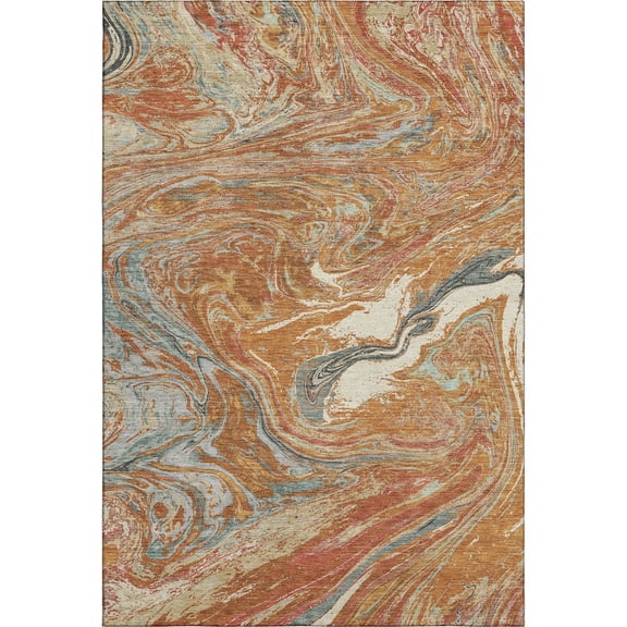 Dalyn Rugs Premium Machine Washable Mayfield AMF1061 Paprika 3' x 5' Rug