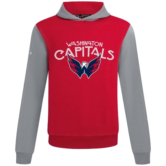 Men's Levelwear  Red/Gray Washington Capitals Ultimate Mission Pullover Hoodie