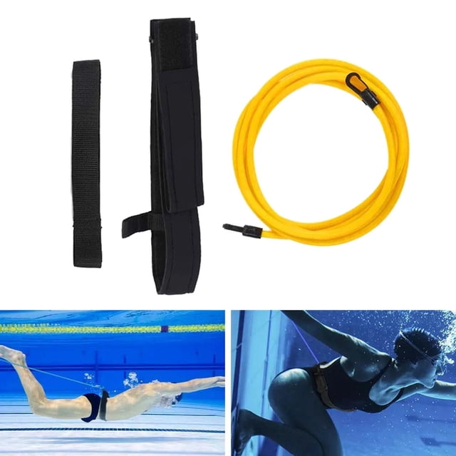 Swim Resistance , Drawstring for Training Band, Swim Instructor Exercise Yellow 9mm