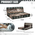 thumbnail image 7 of XYZCANDO Aztec RV Dinette Cushion Covers Universal RV Accessories for Inside Bench Cushion Comfortable 2 Seat Sofa Cover Stretchable Slip Covers for Loveseat Green, 7 of 7