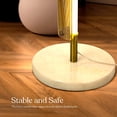 thumbnail image 5 of Brightech Callie LED Floor lamp, 55 Inches Tall Lamp with Metal Grid Shade, Industrial Design Lamp for Bedroom, Decorative Tower Shade Lamp for Living Rooms & Offices, Great Living Room Décor, 5 of 11