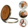 thumbnail image 4 of MasteelfCA 1pc Portable Makeup Mirror Chinese Ancient Style Double-sided Small Round Mirror, 4 of 7